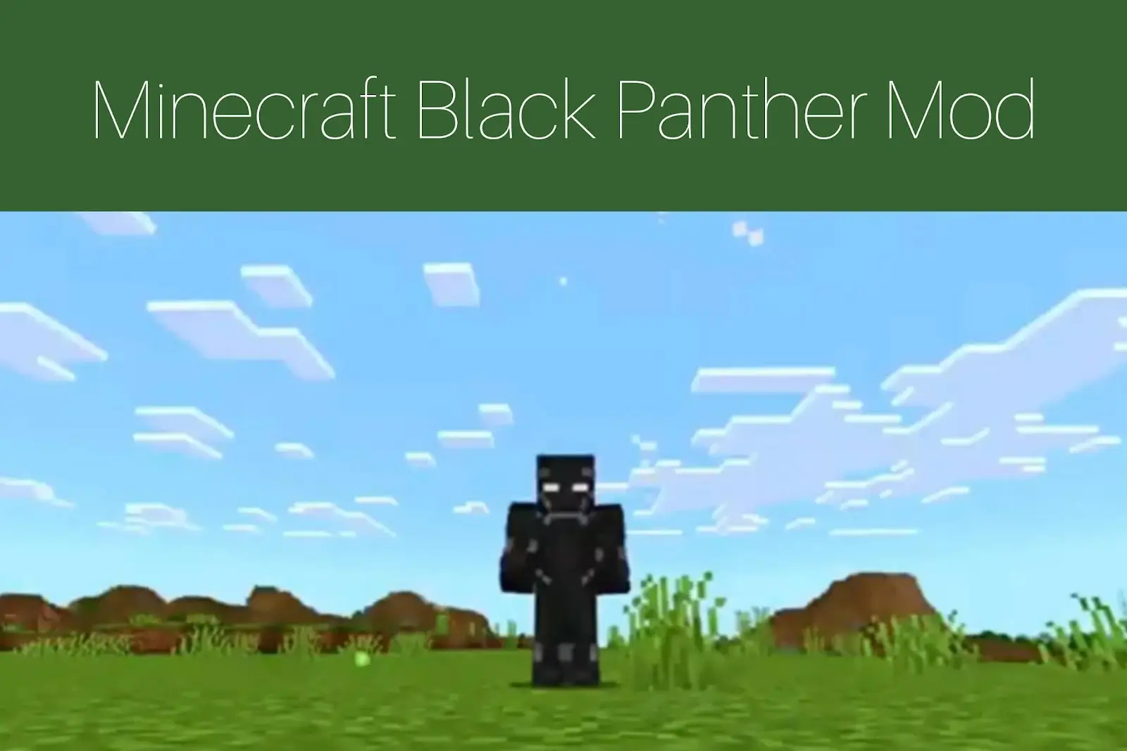 Minecraft Black Panther Mod