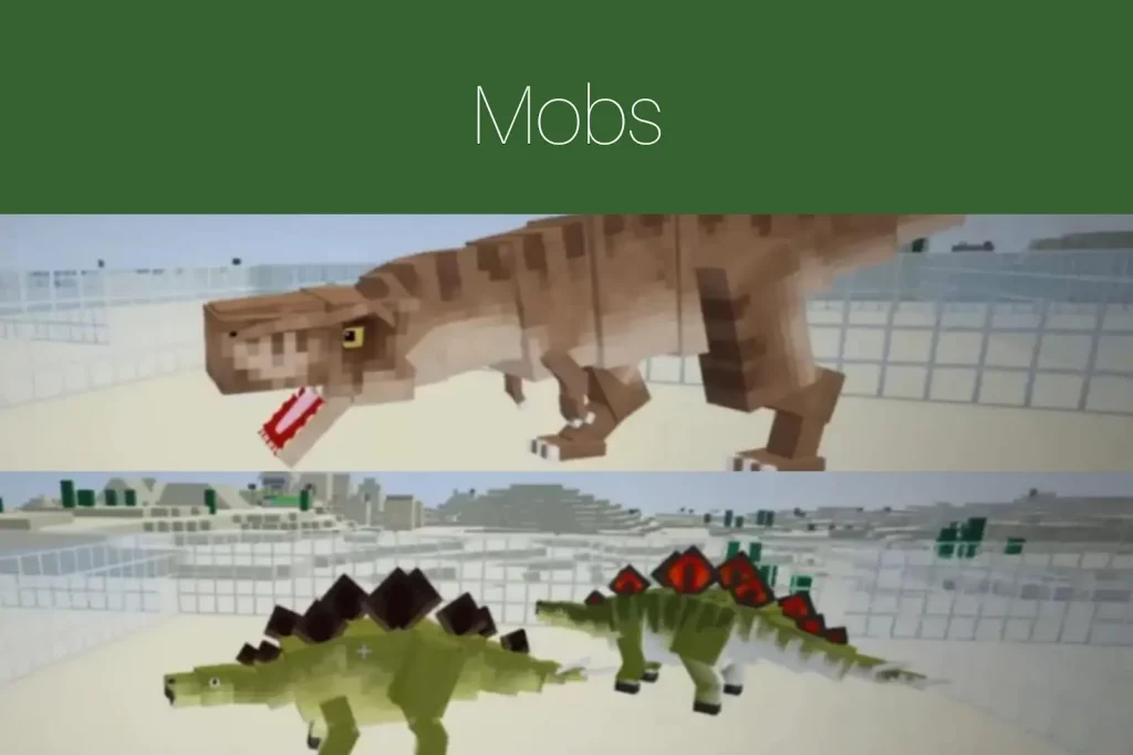 Unique Jurassicraft Mobs