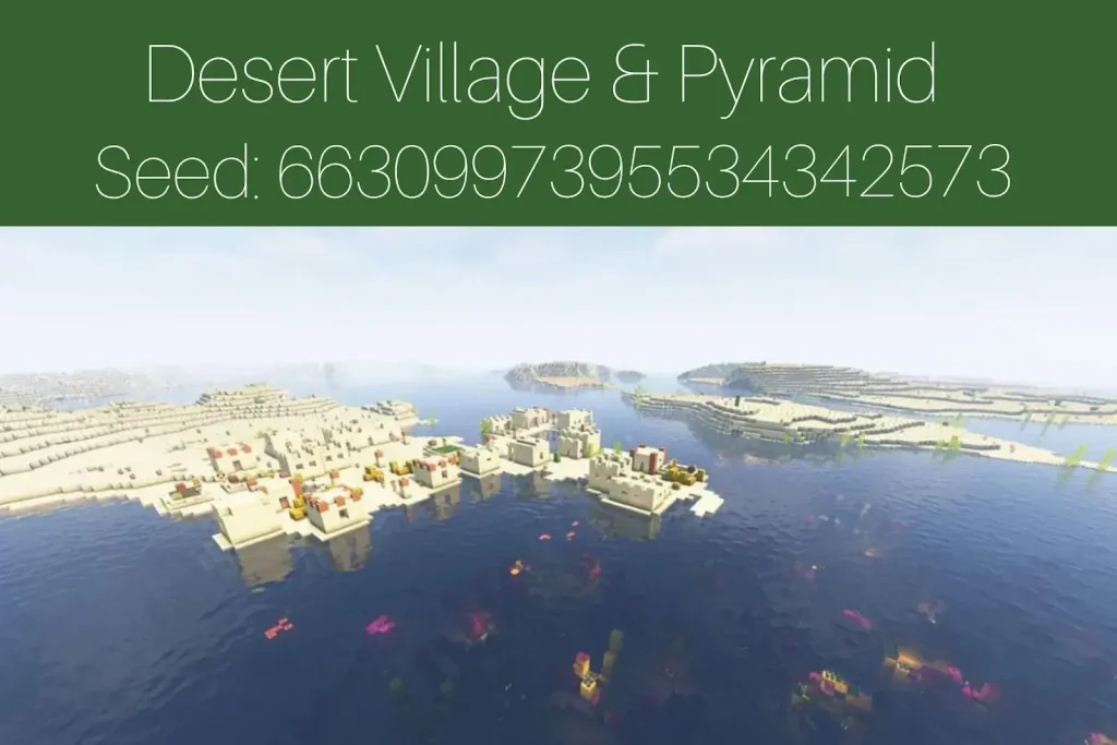 Desert Village and Pyramid