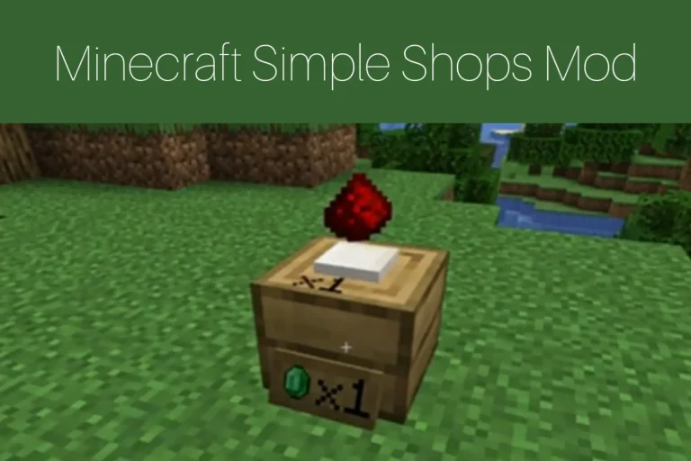 Minecraft Simple Shops Mod